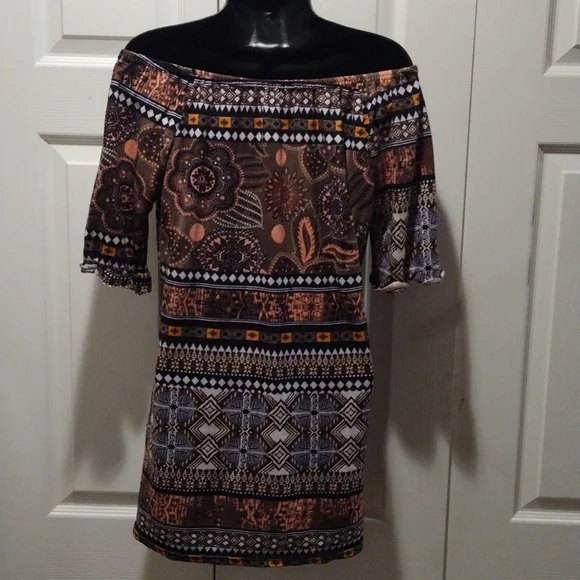 WINWIN TRIBAL TUNIC TOP SZ S-M - Picture 3 of 5